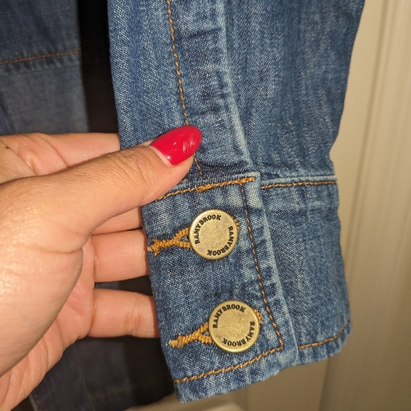 10. NWT RAMY BROOK ZANIYAH DENIM BELTED MINI DRESS - Picture 5 of 10